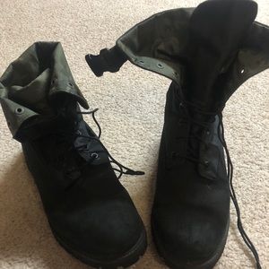 Black Timberland Premium 6” Gaiter Boots Men’s